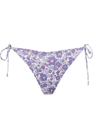 MC2 SAINT BARTH Woman Betsy Classic Swim Briefs Virgo Made With Liberty Fabric