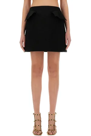 Alexander McQueen Wool Mini Skirt