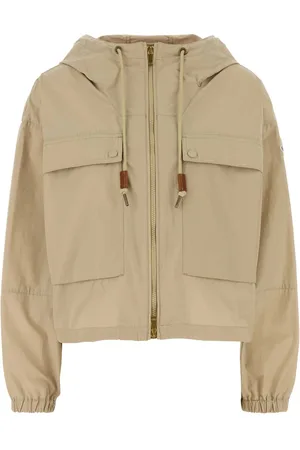 Moncler Beige Polyester Blend Sauvan Jacket