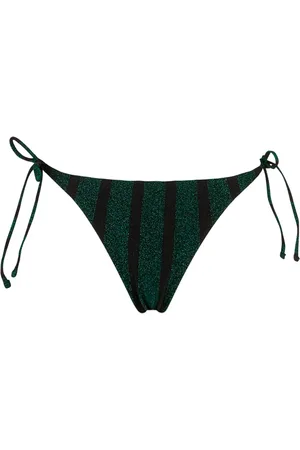 MC2 SAINT BARTH Woman Swim Briefs With Lurex Striped Print