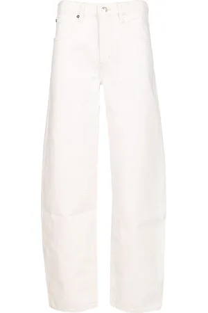 Frame Low Slung Barrel Jeans