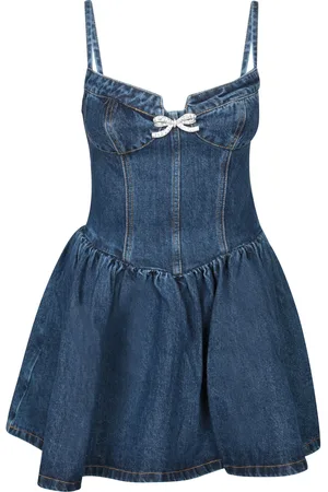Self-Portrait Denim Mini Dress
