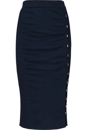 Pinko Long Knitted Skirt With Hooks