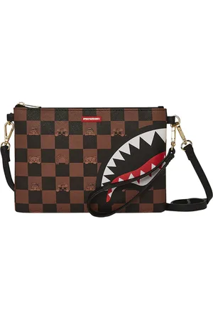 Sprayground Peeking Character Check Pochette