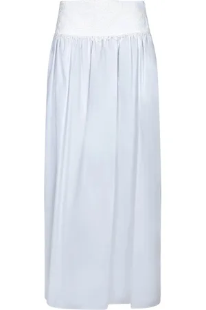 ERMANNO SCERVINO Poplin Long Skirt