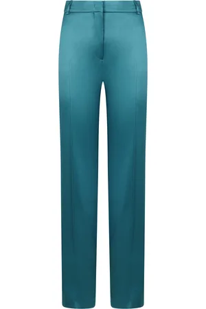 Alberta Ferretti Satin Trousers
