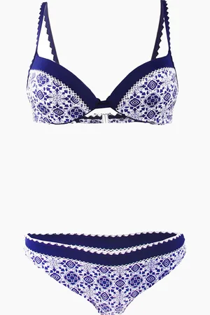 MC2 SAINT BARTH Balconette Embroidered Bikini