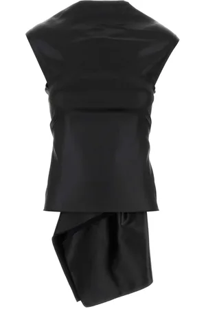 Sportmax Black Stretch Satin Agadir1234 Top