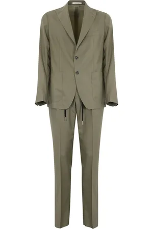 TAGLIATORE Derrick Wool Suit Tobacco