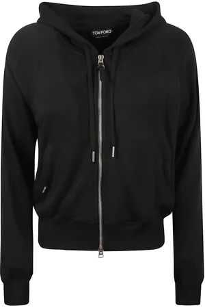 Tom Ford Rib Trim Zipped Hoodie