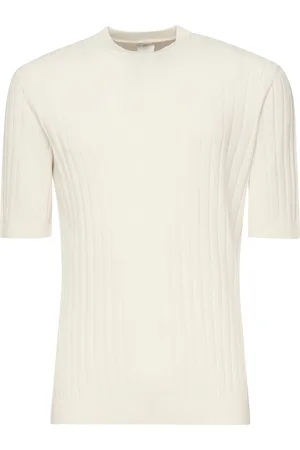 ELEVENTY Ribbed Crew Neck T-shirt