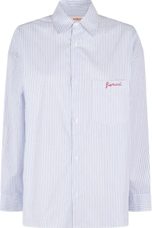 Fiorucci Striped Embroidered Pocket Shirt