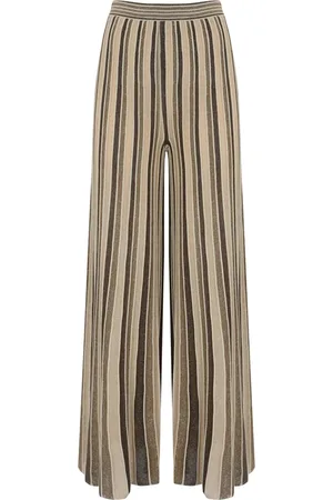 D.EXTERIOR D. Exterior Pleated Trousers In Lurex Viscose