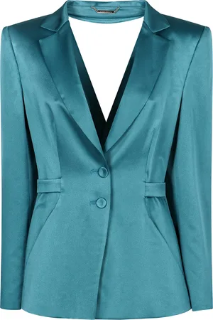 Alberta Ferretti Single-breasted Two-button Blazer