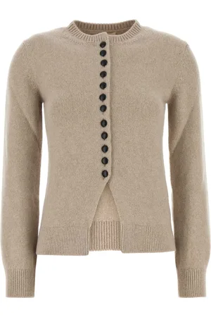 Khaite Cappuccino Cashmere Josette Cardigan