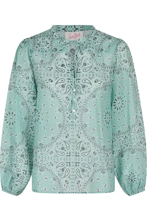 MC2 SAINT BARTH Korean Collo V Blusa