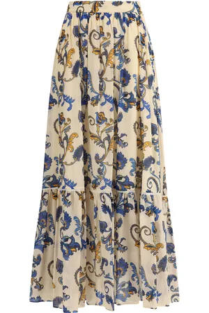 Etro Paisley Printed Long Skirt