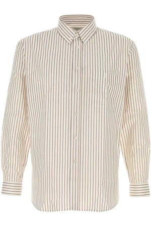 Saint Laurent Embroidered Poplin Shirt