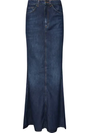 Dondup Long Skirt In Lyocell
