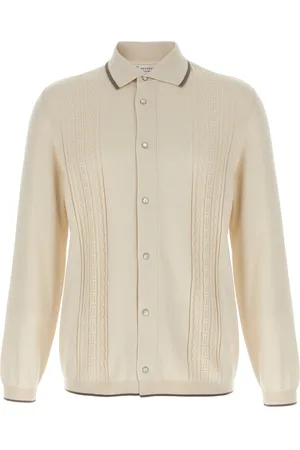 Brunello Cucinelli Geometric Jacquard Shirt