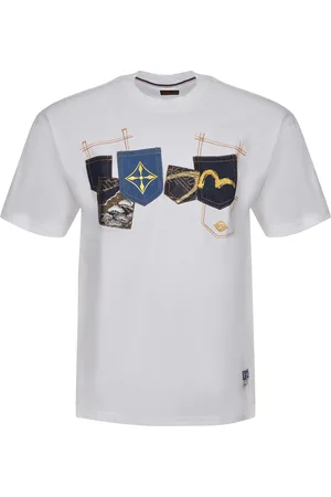Evisu T-shirt Made Of Cotton.