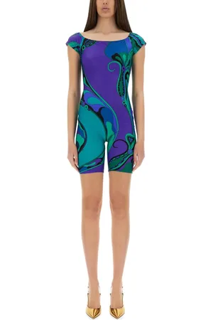 Puccini Fitted Jumpsuit With Print