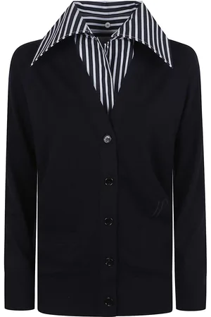 Patou Poplin Collar Cardigan