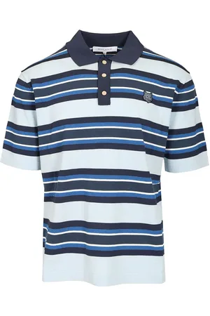 Maison Kitsuné Striped Polo