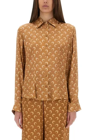 Marine Serre Moon Satin Shirt