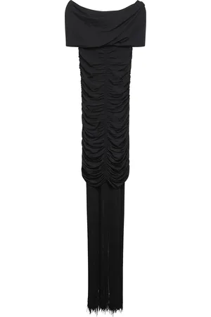 Khaite Draped Midi Dress