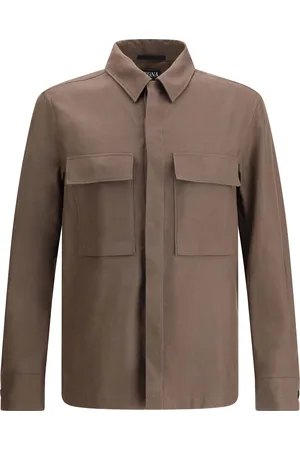 Ermenegildo Zegna Linen Shirt Jacket