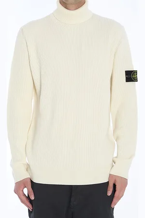 Stone Island Turtleneck Sweater In Wool