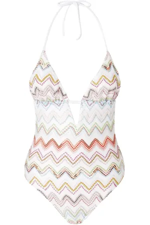 Missoni Zig Zag Lamé One-piece Swimsuit