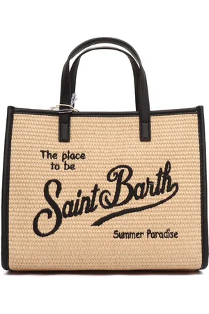 MC2 SAINT BARTH Straw Handbag With Piping