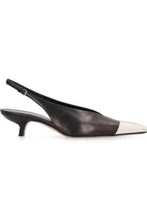 Sportmax Liuti Leather Slingback Pumps