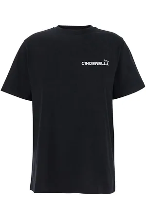 COPERNI Cinderella T-shirt With Logo Printed On The Front And Print On The Back In Cotton Woman