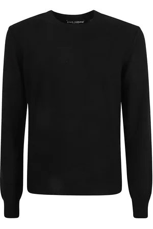 Dolce & Gabbana Rib Knit Plain Sweater