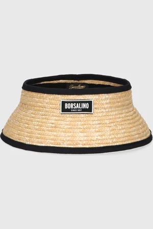 Borsalino Virgilio Visor In Braided Straw