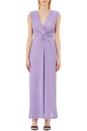 Liu Jo V-neck Crossed Maxi Dress
