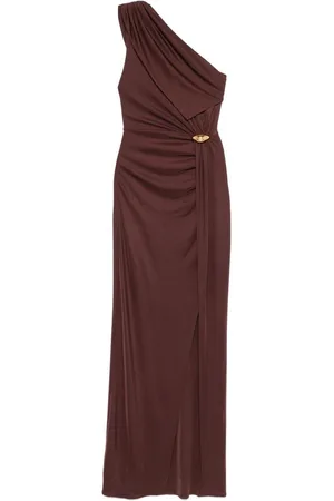 Elisabetta Franchi Draped Maxi Dress