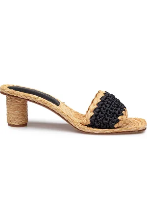 Paloma Barceló Paloma Uliana Raffia Sandal Natural And Color