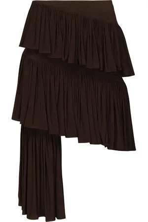 Alaïa Asymmetrical Minigonna In Jersey