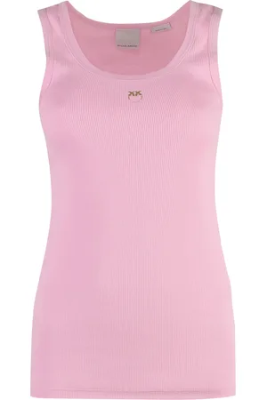 Pinko Love Birds Embroidery Tank Top