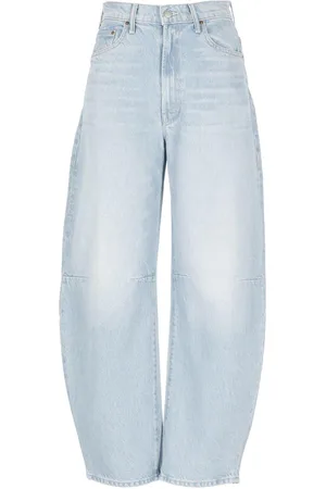 Mother High-waist Wide-leg Jeans