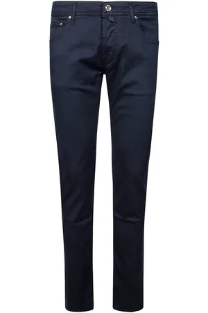 Jacob Cohen Nick Logo Patch Straight-leg Trousers