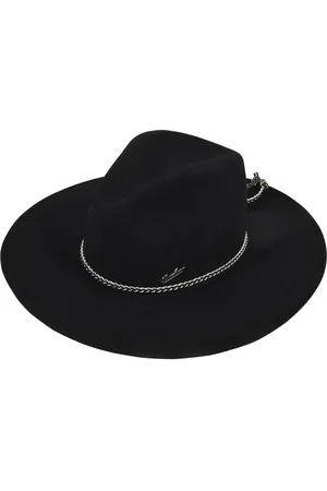 Borsalino Andrea Brushed Felt With Leather Braided Belt