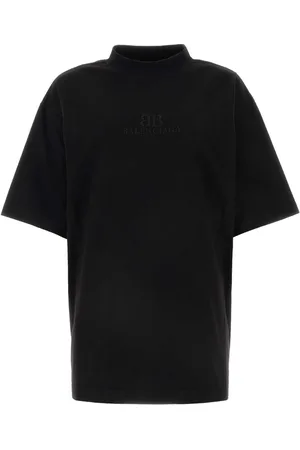 Balenciaga Black Cotton T-shirt