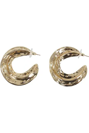 Self-Portrait Sculpted Hoop Earrings