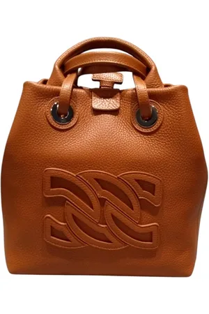 Casadei Logo Patch Top Handle Bag