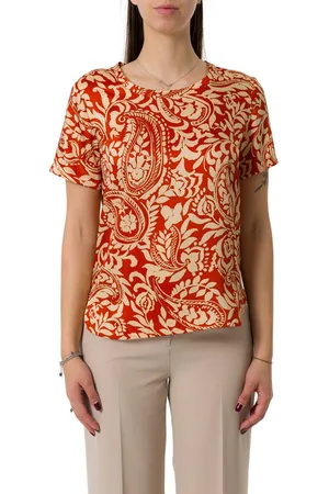 Liu Jo Paisley-printed Round-neck T-shirt